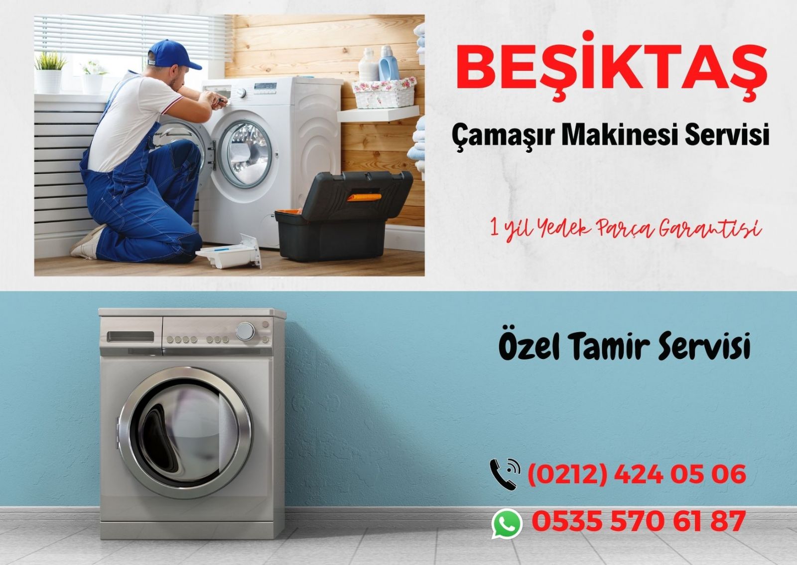 Beşiktaş Çamaşır Makinesi Tamircisi